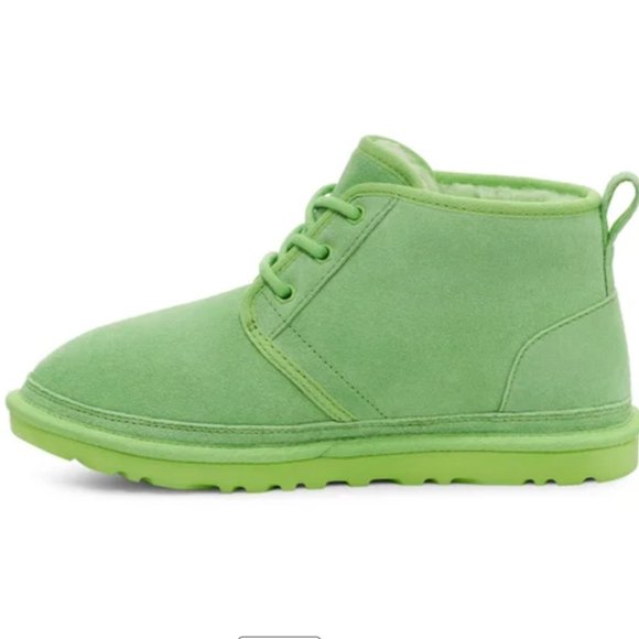 UGG Neumel Suede Sheep Wool Boot Parakeet Green S/N 3236 Mens 6 Womens 7 main image 6
